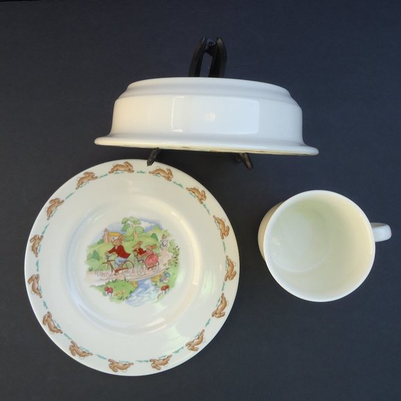 3 Piece bundle 1936 Bunnykins English bone china - Picture 7 of 16